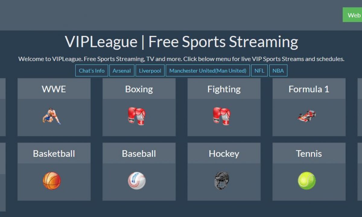 vipleague free sports streaming & schedule online