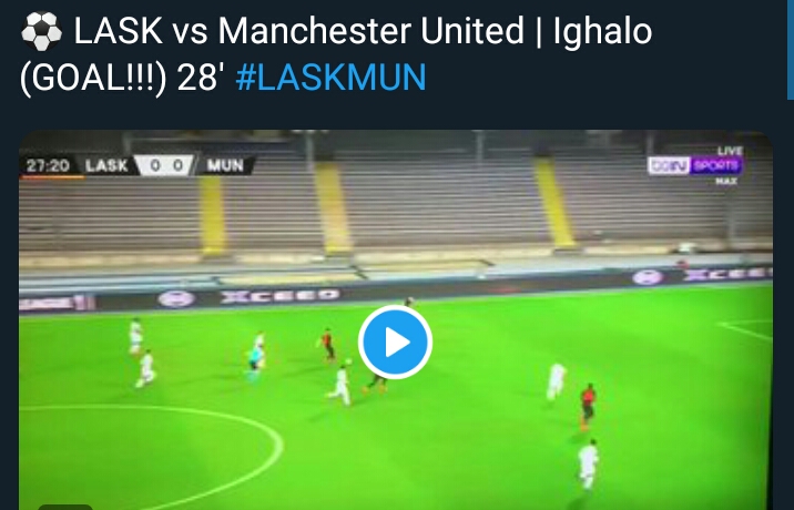 Goalll Ighalo Scores Again For Manchester United Lask 0 2 Video Rush Hour Sport