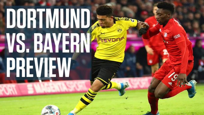 Borussia Dortmund Vs Bayern Munich, (Kick-off, Team News, Matches