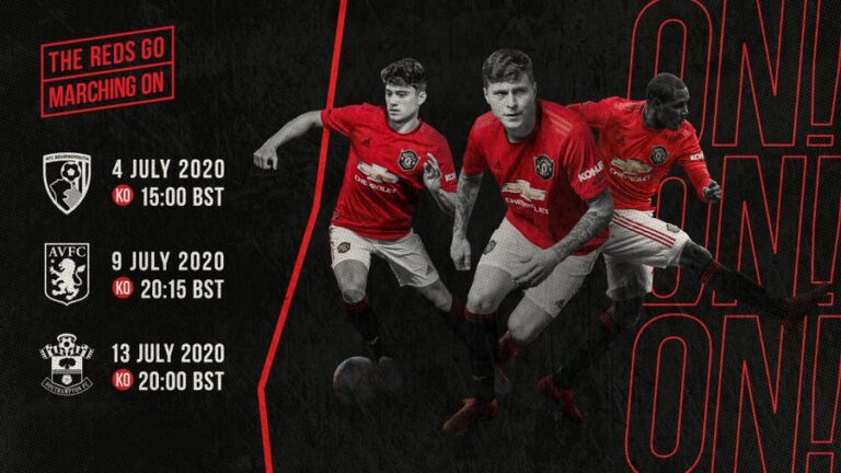 Manchester United 2020-21 Premier League Season Fixtures [Full List