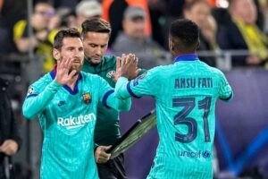 Fati and Messi