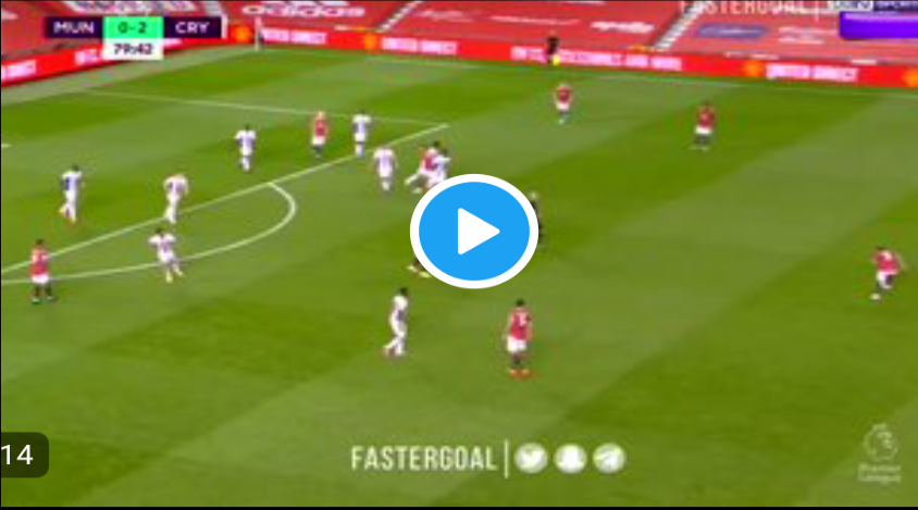 Goalll Van De Beek Scores Manchester United 1 2 Crystal Palace Video Mysportdab