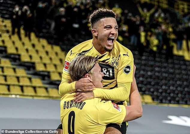 Erling Haaland and Jadon Sancho