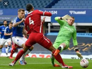 Van dijk Pickford injury