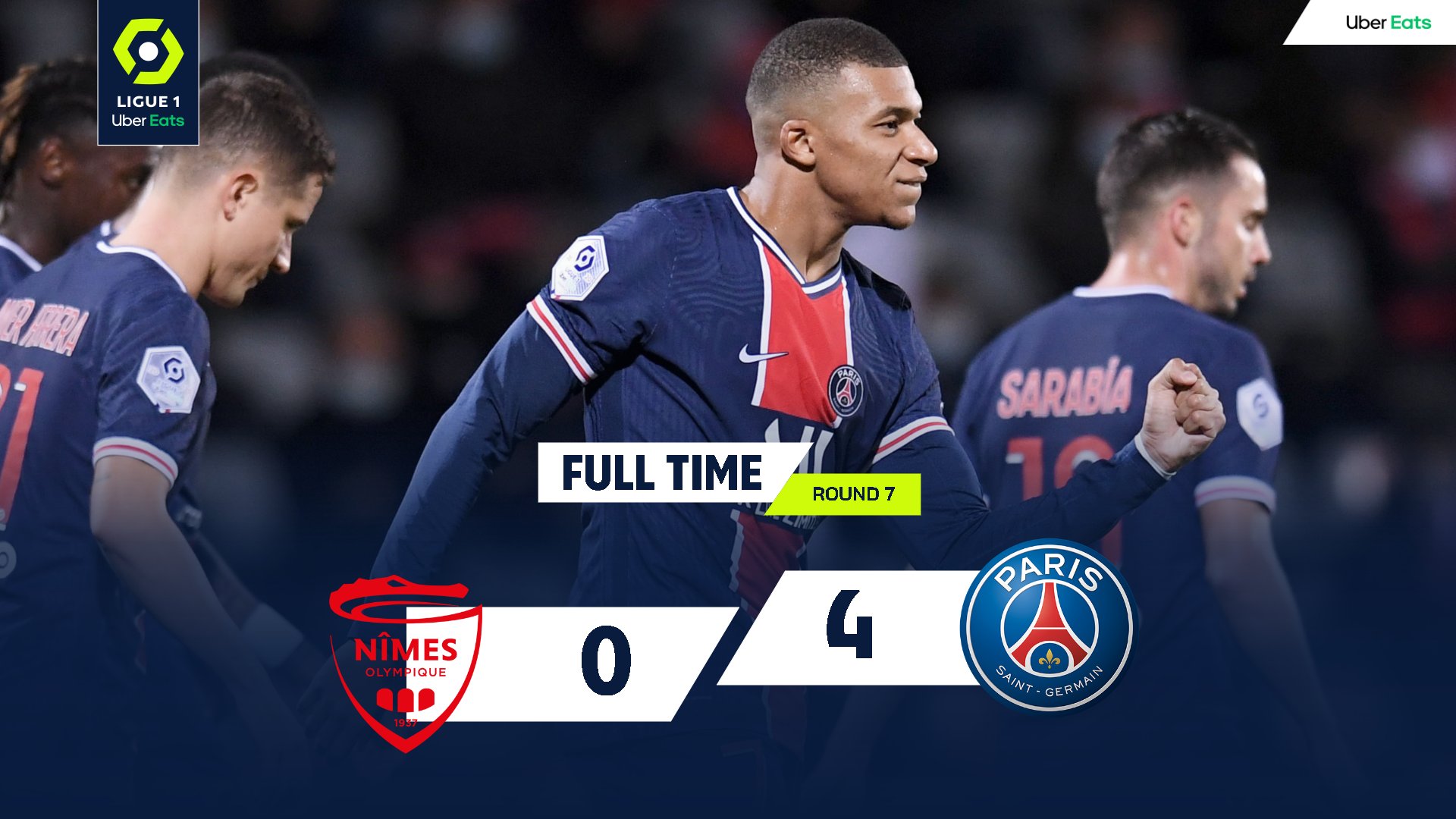 FT: Nimes 0-4 Paris Saint-Germain, Kylian Mbappe Bags BRACE! (Match ...