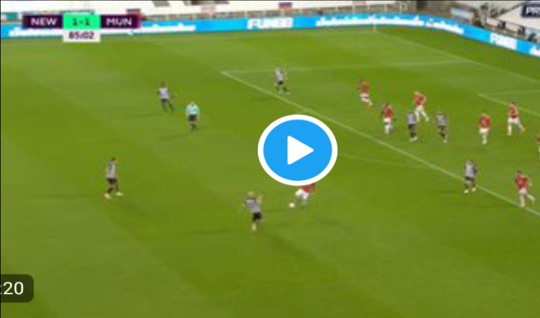 Goalll Bruno Fernandes Scores Newcastle 1 2 Manchester United Video Mysportdab