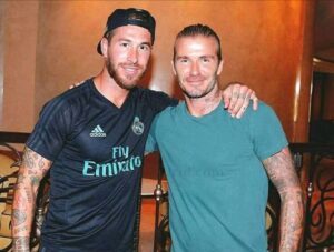 David Beckham Sergio Ramos 