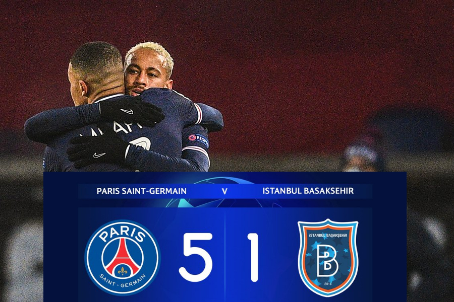 FT: PSG 5-1 Basaksehir, Neymar Bags HAT-TRICK' Mbappe Hit BRACE! (Match ...