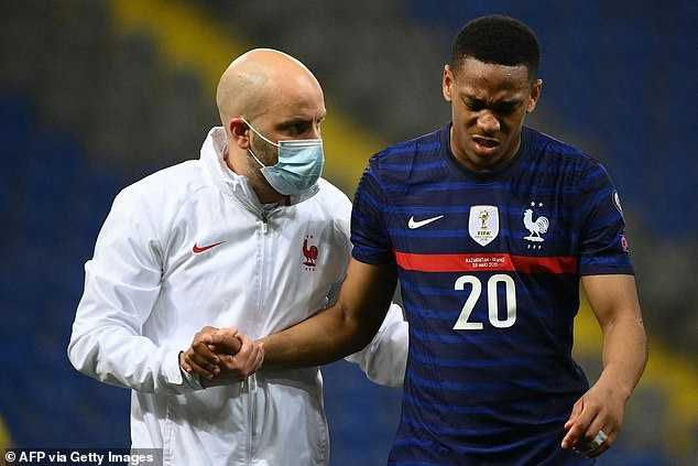 Bintang Man Utd Anthony Martial Pembaruan Cedera BARU Oleh Pelatih Prancis