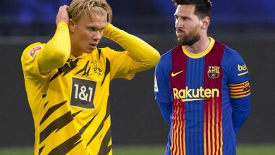 Haaland Messi