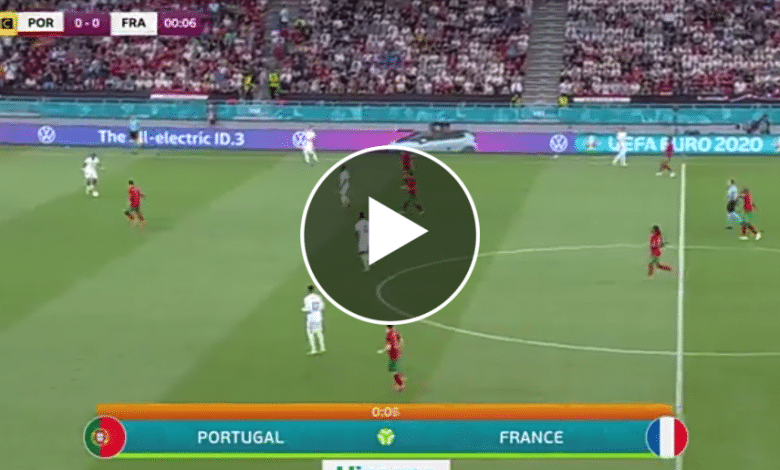 Vs france live portugal Euro 2020