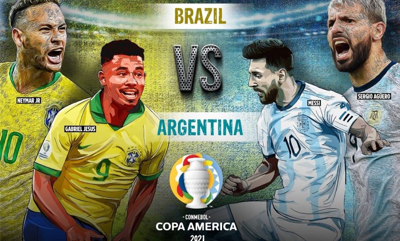Copa 2021 vs argentina america brazil Brazil v