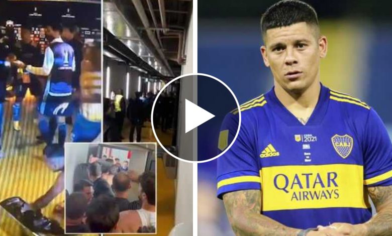 Ex Man Utd Star Marcos Rojo Punches Security Man In Boca Juniors Players Fight Video Mysportdab