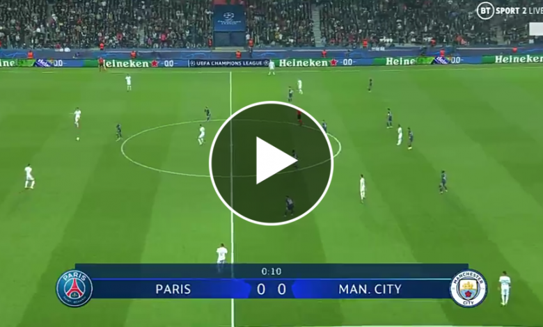 Psg vs manchester city live