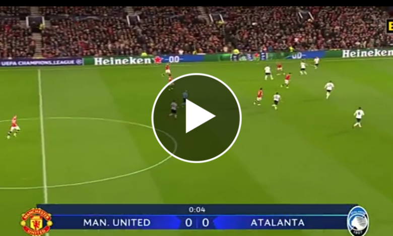 Man u vs atalanta