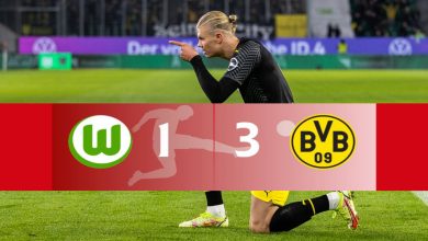 Wolfsburg 1-3 Borussia Dortmund