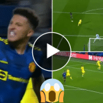 Sancho Manchester United Goal