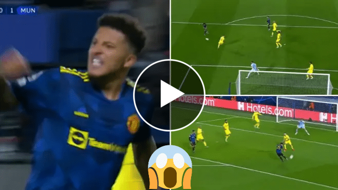 Sancho Manchester United Goal