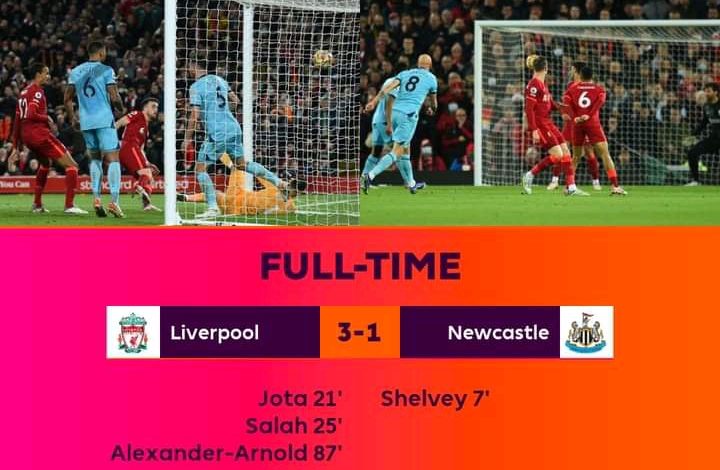 Liverpool vs newcastle highlights