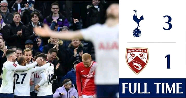 Tottenham Morecambe