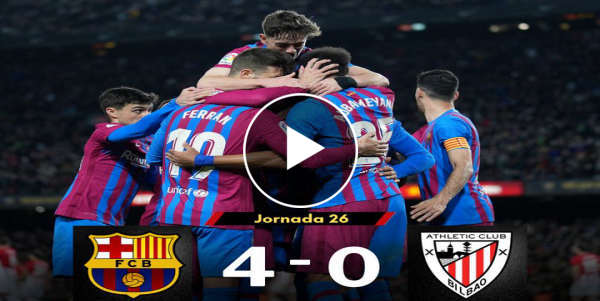 FT: Barcelona 4-0 Bilbao, Strikes AGAIN! (VIDEO HIGHLIGHTS) MySportDab