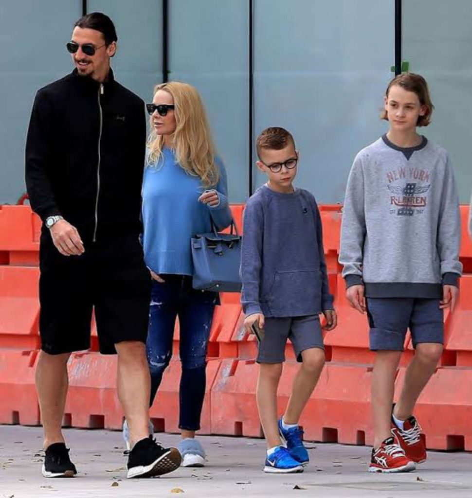 zlatan ibrahimovic wife and kids Image 3