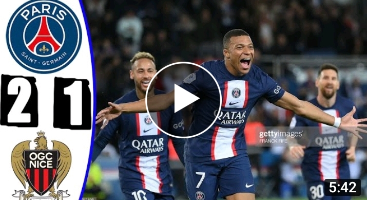 Til ære for bandage skjorte FT: PSG 2-1 Nice, Mbappe Scores WINNER! (VIDEO HIGHLIGHTS) - MySportDab