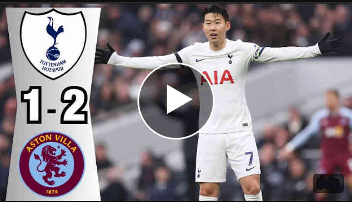 MATCH HIGHLIGHTS  Tottenham Hotspur 1-2 Aston Villa 