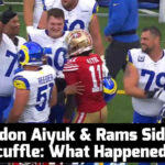 Brandon Aiyuk & Rams Sideline Scuffle: What Happened?