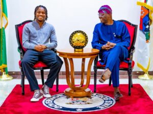 CAF Player of the Year Ademola Lookman Visits President Tinubu in Lagos