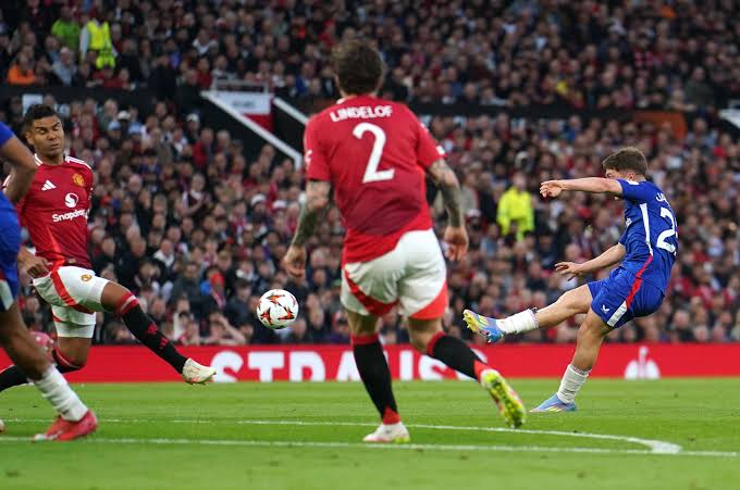 FT: Manchester 4-1 Athletic Bilbao, Mason Mount’s Brace Fire Red Devils To UEL Final! [VIDEO HIGHLIGHTS]