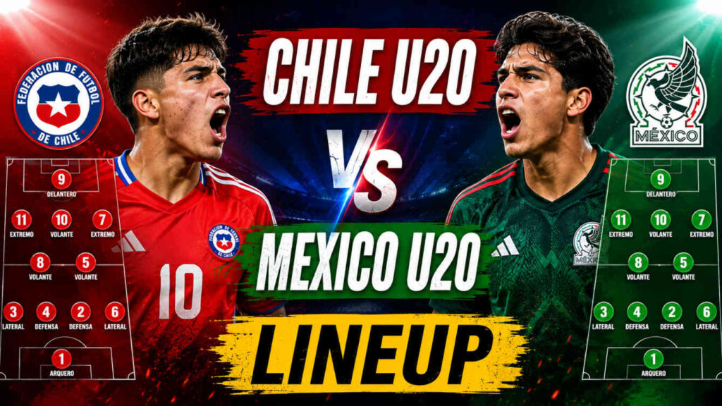 Chile U20 Vs Mexico U-20 Lineups