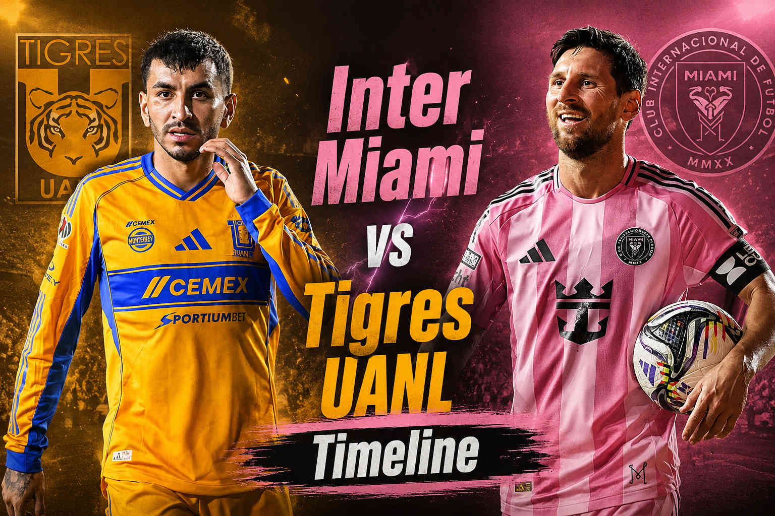 Inter Miami vs Tigres UANL Timeline: Complete Match History, Results, Goals & Head-to-Head Record