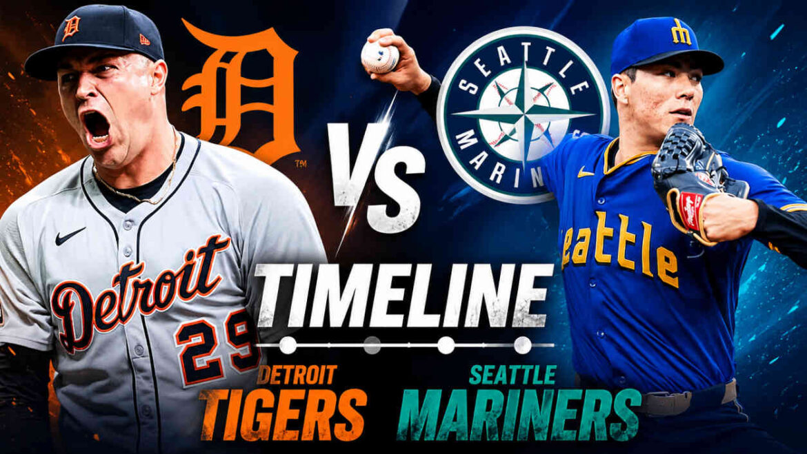 Detroit Tigers vs Seattle Mariners Timeline and History