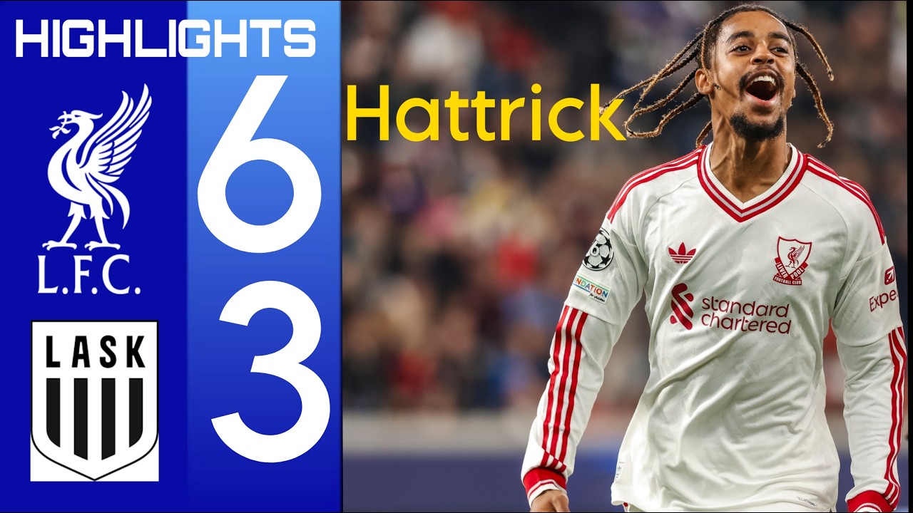 LASK 3-6 Liverpool: Bradley Barcola Scores Hat-Trick In Champions League Thriller