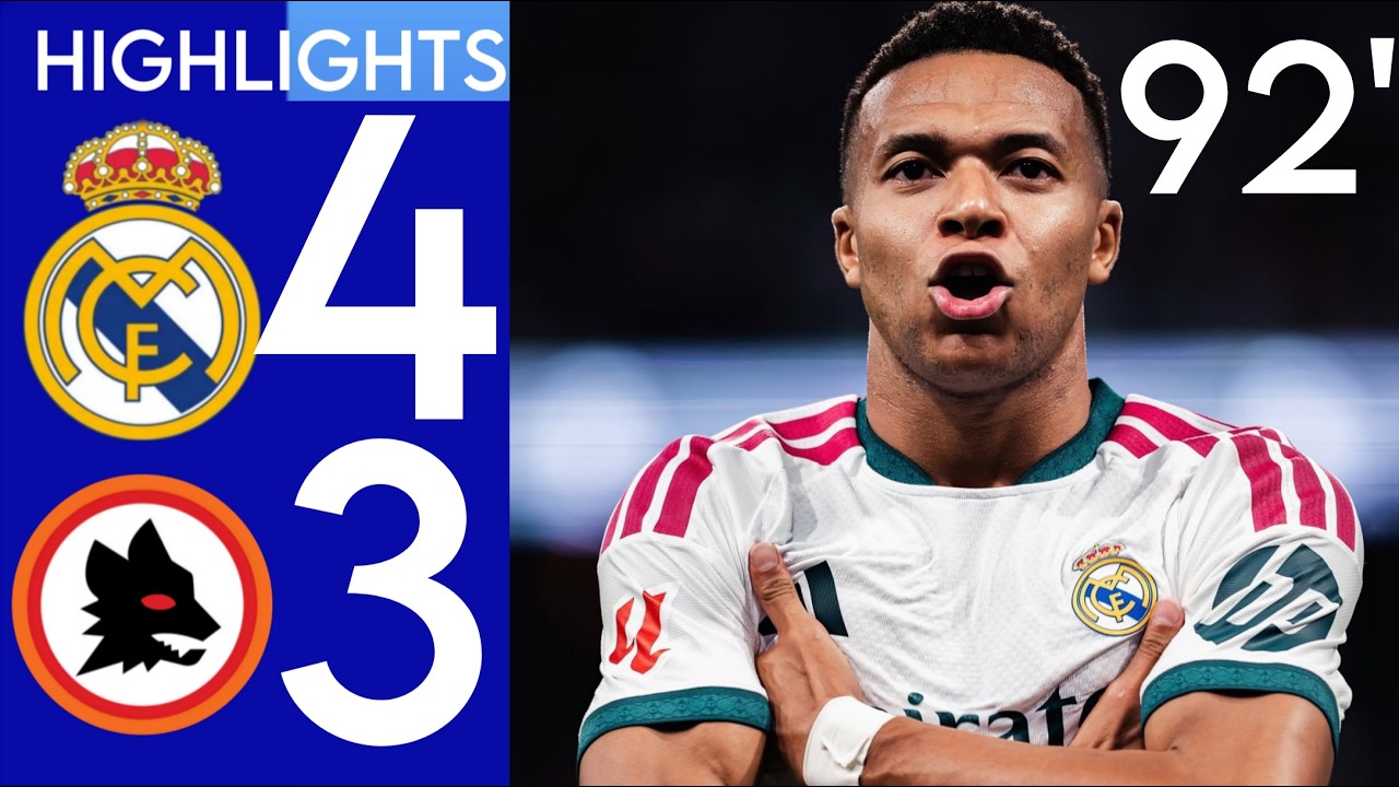 Roma 3-4 Real Madrid: Late Comeback Stuns Rome In Champions League