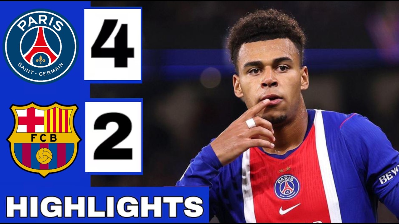 Paris Saint-Germain 4-2 Barcelona: UCL Champions Dismantle Barca
