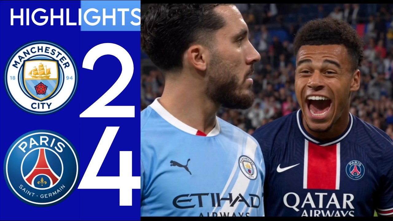 Manchester City 2-4 PSG: Ruthless Champions Demolish Enzo Maresca’s City